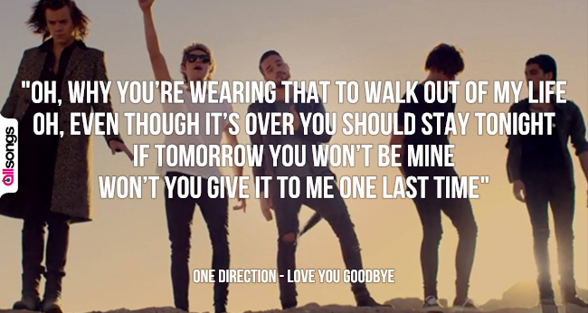 One Direction: le migliori frasi delle canzoni
