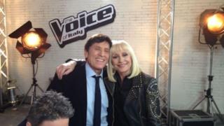 Gianni Morandi e Raffaella Carrà