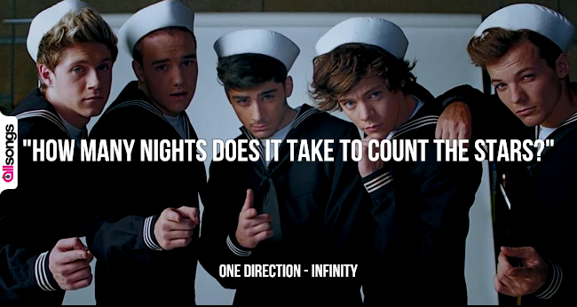 One Direction: le migliori frasi delle canzoni