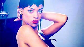 Rihanna Elle April 2013 - Maschera da gatta