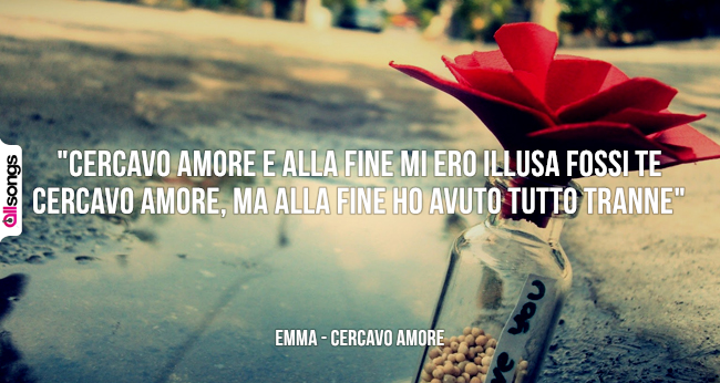 Emma: le migliori frasi delle canzoni