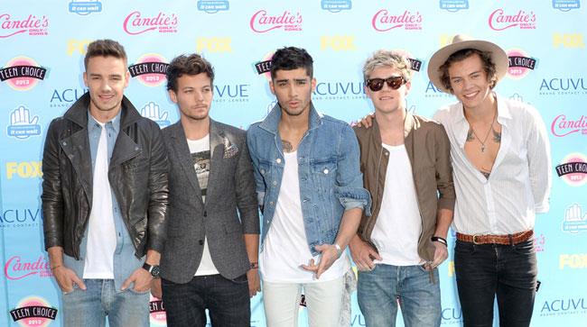 I cinque componenti dei One Direction