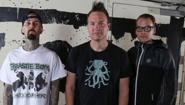 Il trio pop punk Blink-182
