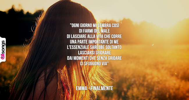 Emma: le migliori frasi delle canzoni