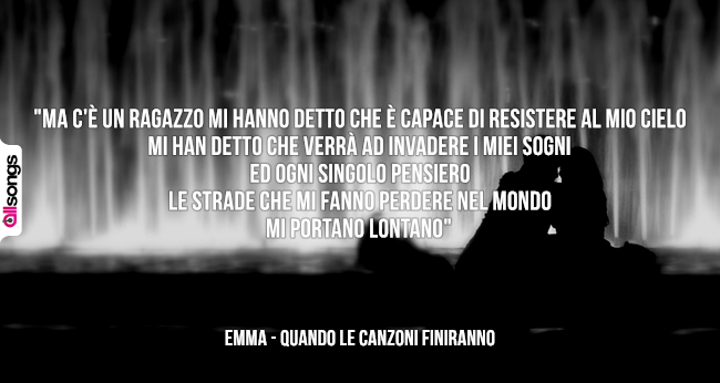Emma: le migliori frasi delle canzoni