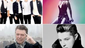 One Direction, Ellie Goulding, David Bowie, John Newman