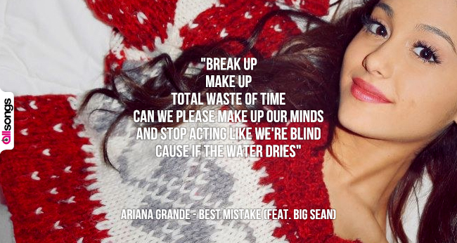 Ariana Grande: le migliori frasi delle canzoni