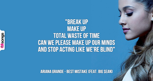 Ariana Grande: le migliori frasi delle canzoni