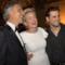 Andrea Bocelli in compagnia di Sharon Stone