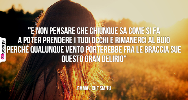 Emma: le migliori frasi delle canzoni