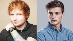 Primo piano di Ed Sheeran e Martin Garrix