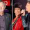 Nick Mason dei Pink Floyd con Ronnie Wood e Mick Jagger dei Rolling Stones