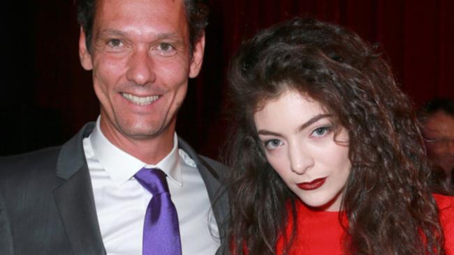 Lorde con il manager Scott Maclachlan