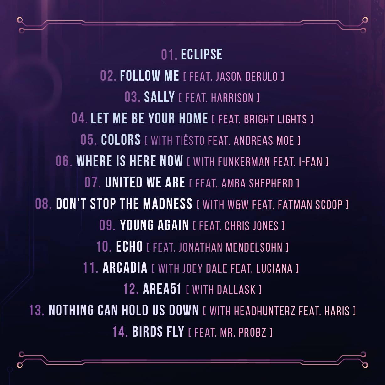 La tracklist completa del nuovo album di Hardwell