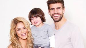 Shakira, il figlio Milan e Gerard Piqué