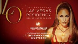 Locandina residency Jennifer Lopez a Las Vegas