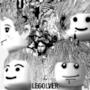La copertina di Revolver riprodotta con i Lego