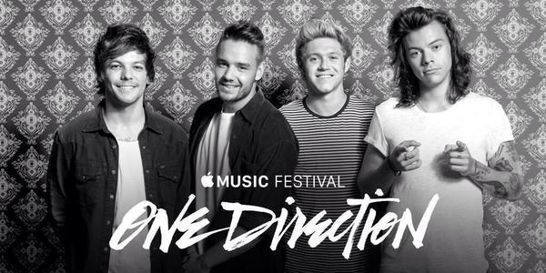 Gli One Direction all&#39;Apple Music Festival di Londra