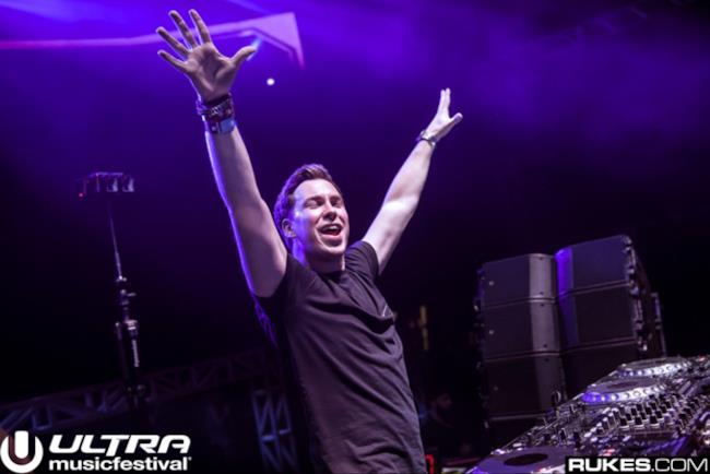 Hardwell on stage all&#39;Ultra Music Festival