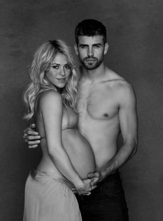 Shakira e Pique nudi