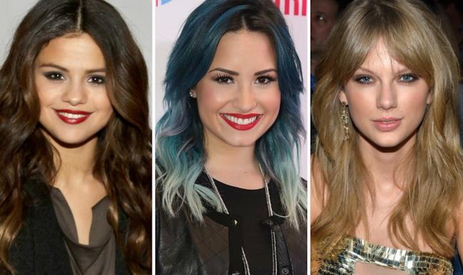 Selena Gomez Demi Lovato Taylor Swift