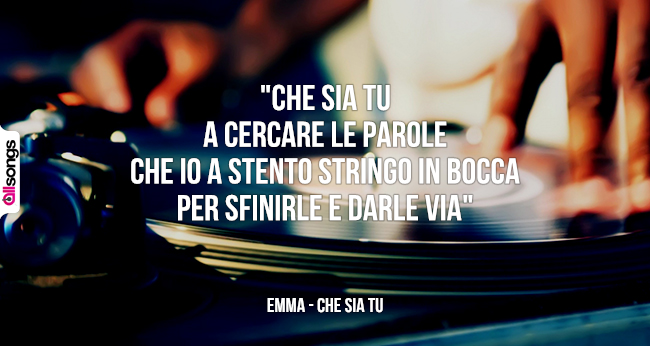 Emma: le migliori frasi delle canzoni