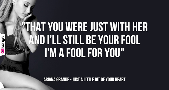 Ariana Grande: le migliori frasi delle canzoni