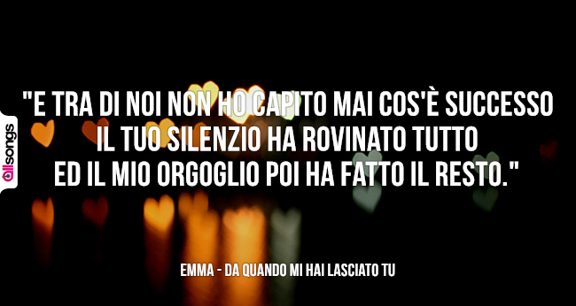Emma: le migliori frasi delle canzoni