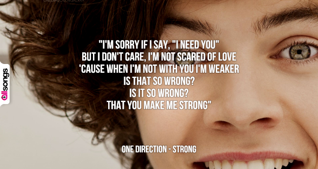 One Direction: le migliori frasi delle canzoni