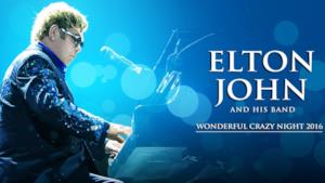 Elton John Wonderful Crazy Night Tour Poster