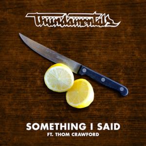 Something I Said (feat. Thom Crawford) - Single