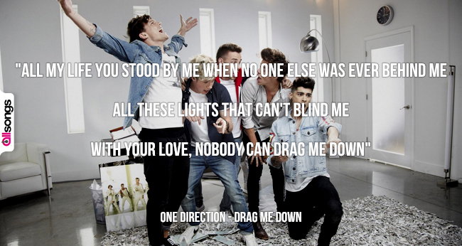 One Direction: le migliori frasi delle canzoni