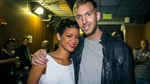 Calvin Harris e la cantante Rihanna