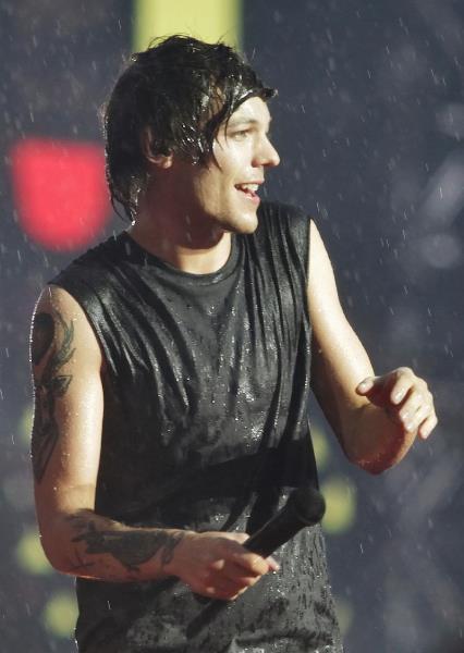 Louis Tomlinson al concerto di Torino dei One Direction