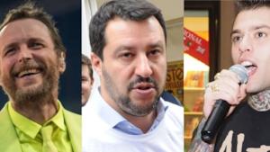 Jovanotti, Matteo Salvini e Fedez