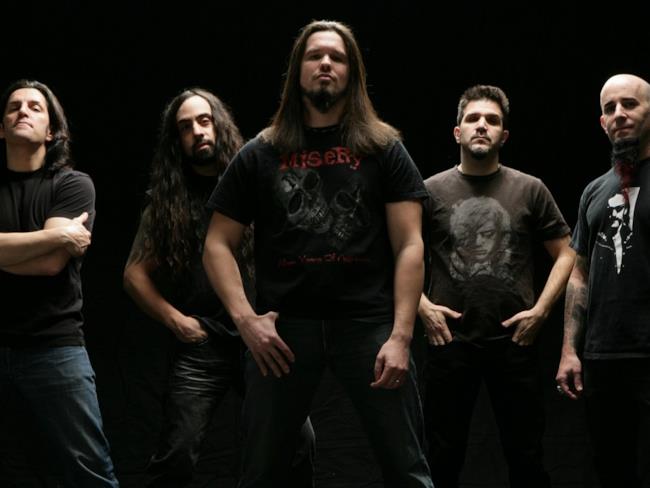 La band trash metal statunitense Anthrax