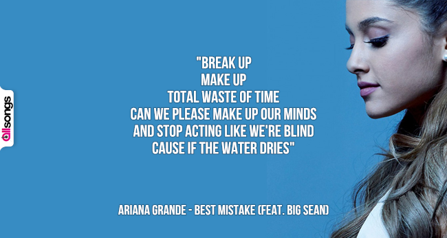 Ariana Grande: le migliori frasi delle canzoni