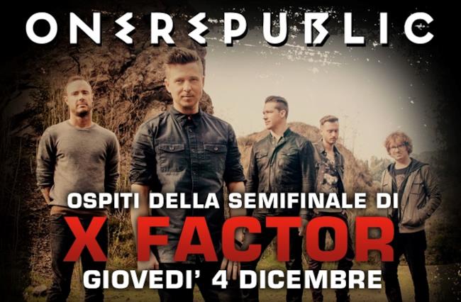 I OneRepublic a X Factor 8