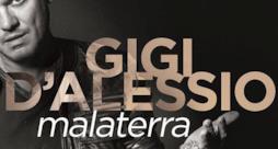 Gigi D'Alessio sulla copertina del nuovo album Malaterra
