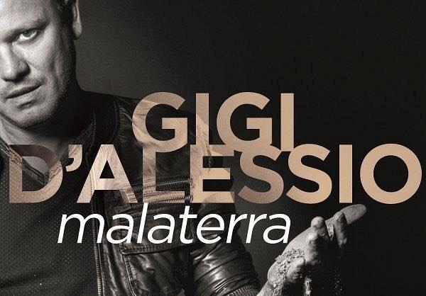 Gigi D&#39;Alessio sulla copertina del nuovo album Malaterra
