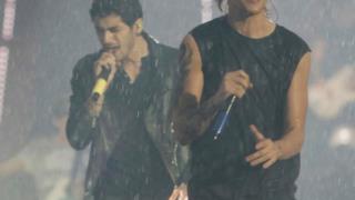 Zayn Malik e Louis Tomlinson al concerto di Torino dei One Direction