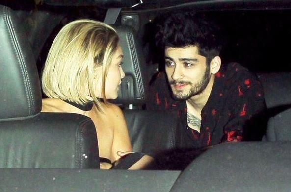 Zayn Malik e Gigi Hadid parlano da soli all'interno di un'auto