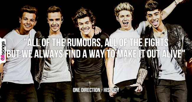One Direction: le migliori frasi delle canzoni