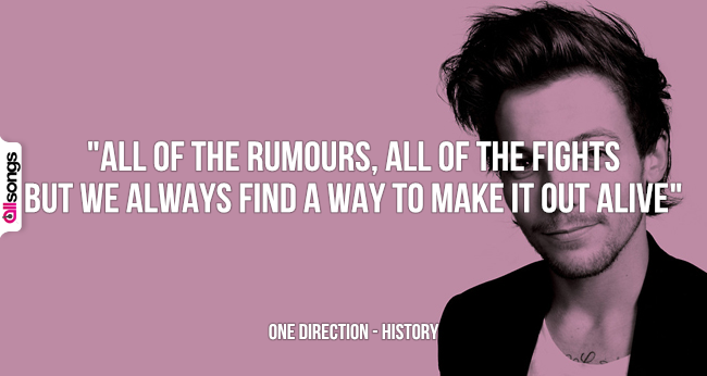 One Direction: le migliori frasi delle canzoni