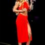 Rihanna World Tour - vestito rosso