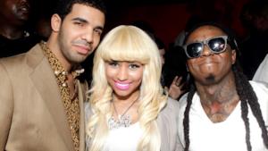 Nicki Minaj con Drake e Lil Wayne