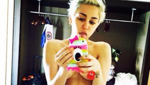 Topless Miley Cyrus