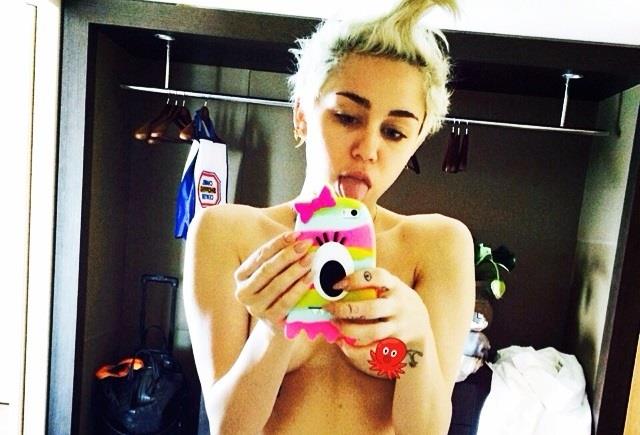 Topless Miley Cyrus