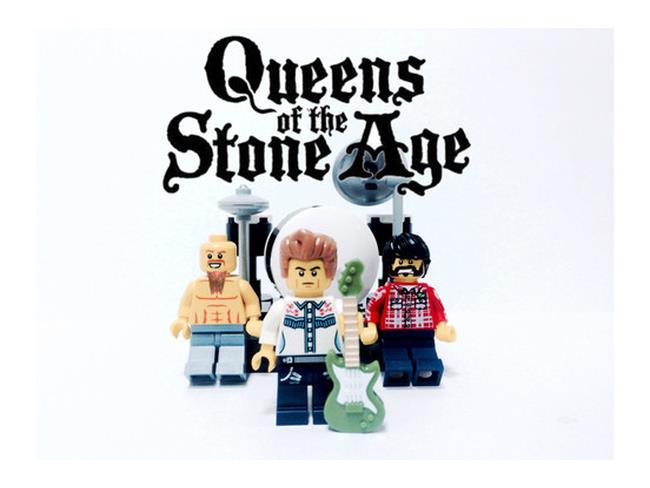 I Queens Of The Stone Age riprodotti con i Lego