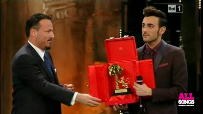 Marco Mengoni con la canzone «L'essenziale» ha vinto il 63mo Festival di Sanremo. - 1